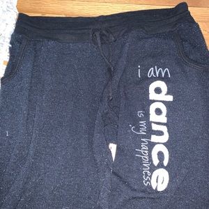 I am dance joggers grey girls size XL
